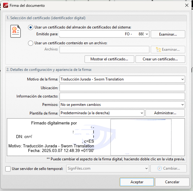 firma electrónica en traducciones juradas